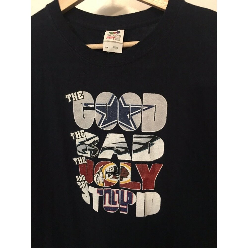 Hanes The Good The Bad The Ugly The Stupid Shirt Cowboys‎ Mashup T Shirt Sz XL